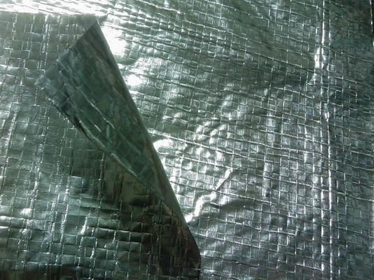 Radiant Barrier Aluminum Laminated With PE Woven Fabric Thermal Insulation Roll