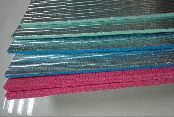 Single Double Sided Woven Fabric Reflective Foil Foam Insulation Thermal Building Materials
