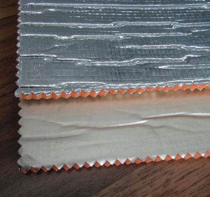Anti Glare Coating Foil Backed XPE Foam Material Heat Insulation Reinforced Weave Scrim