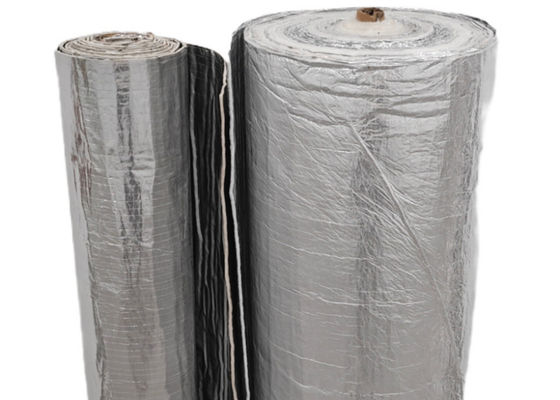 Fireproof Fiberglass Core 3mm 6mm Foil Facing Flexible Reflective Foil Insulation For Metal Building
