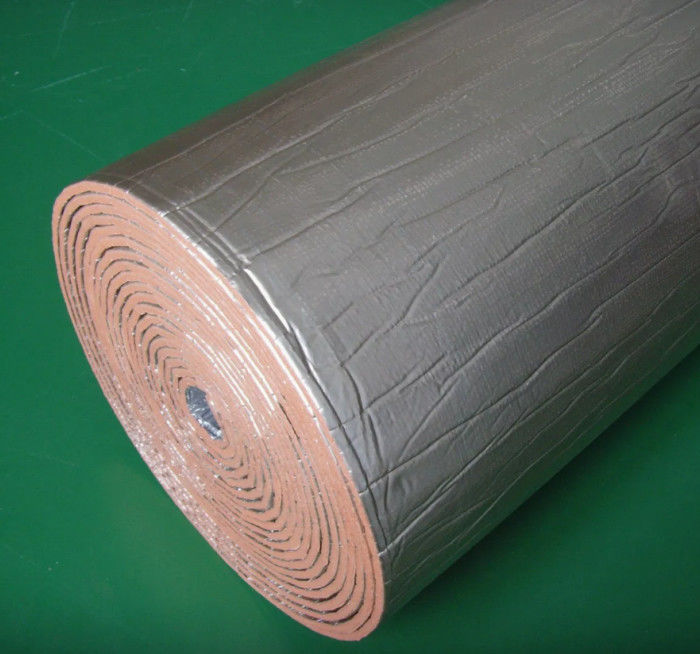 Anti Glare Coating Foil Backed XPE Foam Material Heat Insulation Reinforced Weave Scrim