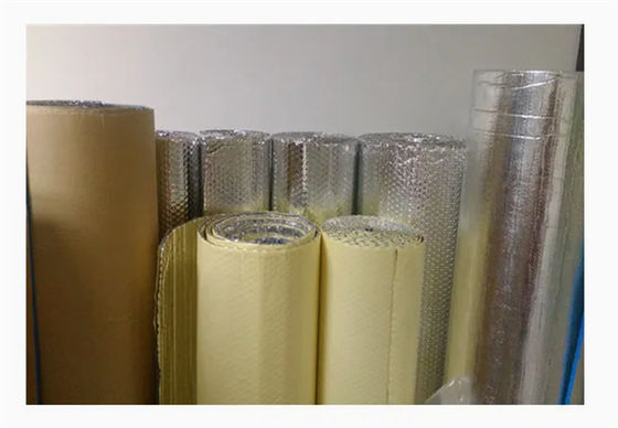Temperature Heat Resistant Self Adhesive White Backing Paper Heat Insulation Bubble Foil