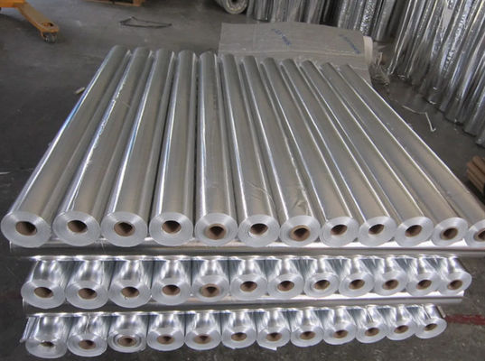 Double Sides Metalized Pet Foil Laminate With PE Woven Cloth Fabric